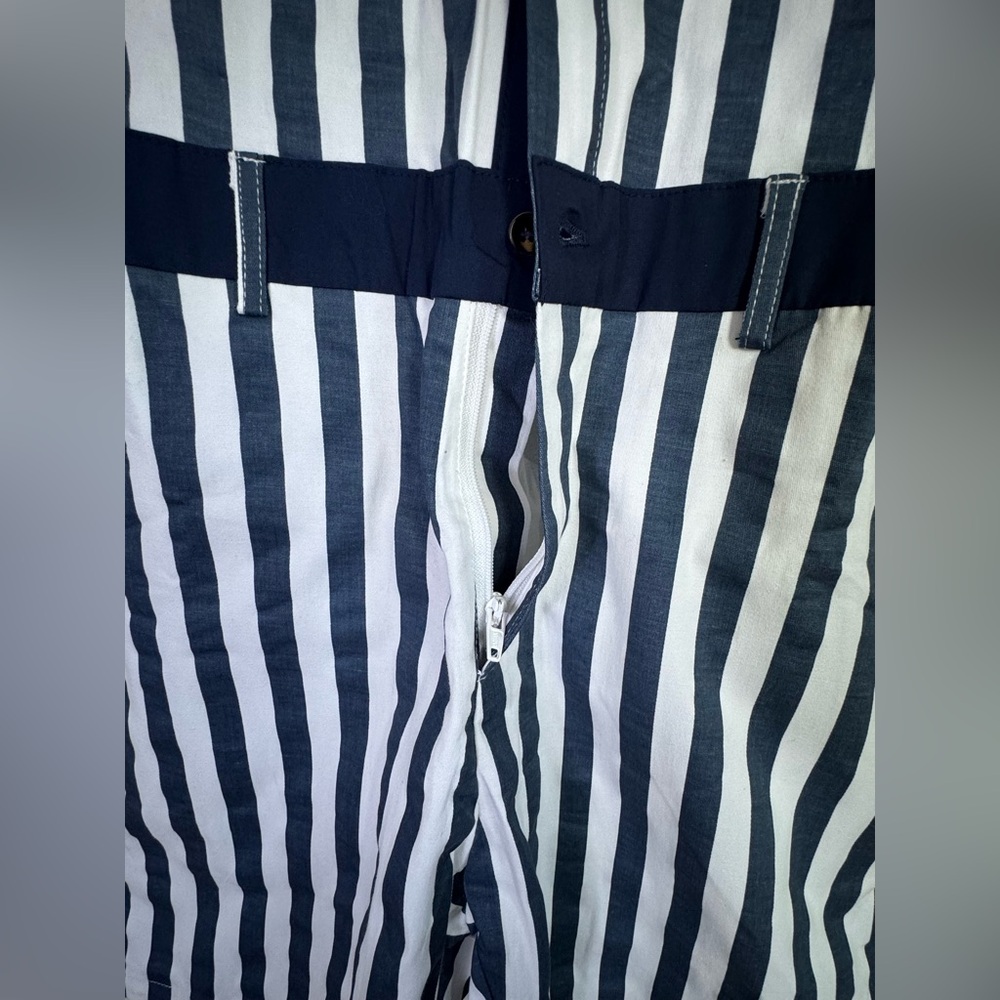 NWT Men’s RomperJack The Hampton Striped Navy and White Romper Size Small - Picture 10 of 12